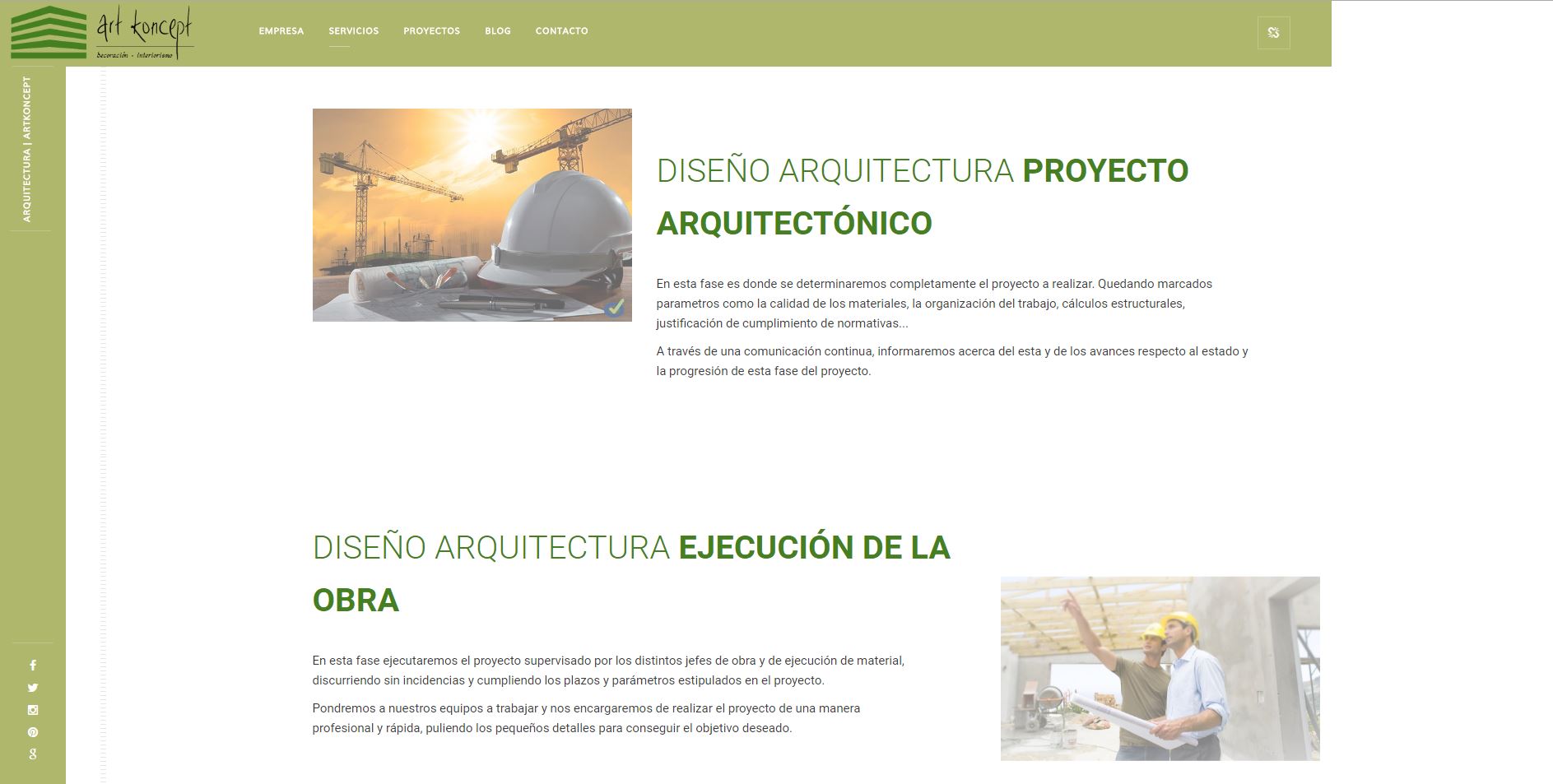 Diseño y desarrollo web en By Koncept