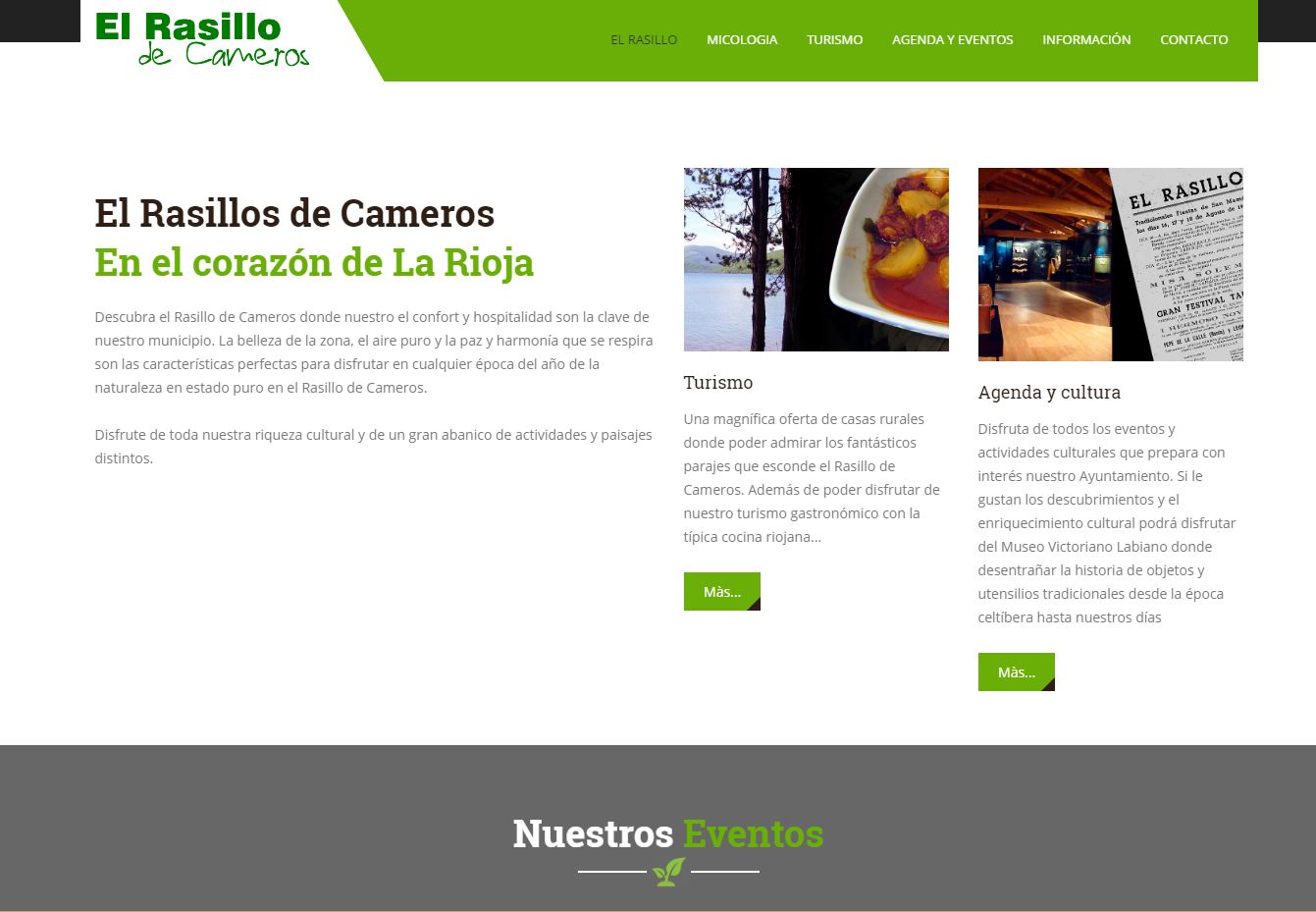 Diseño y desarrollo web en Mico Cameros