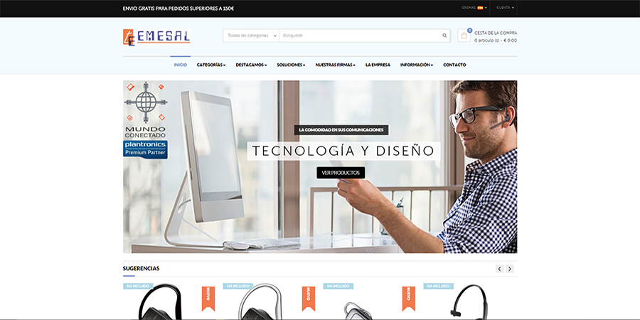 Diseño y desarrollo web en Emesal